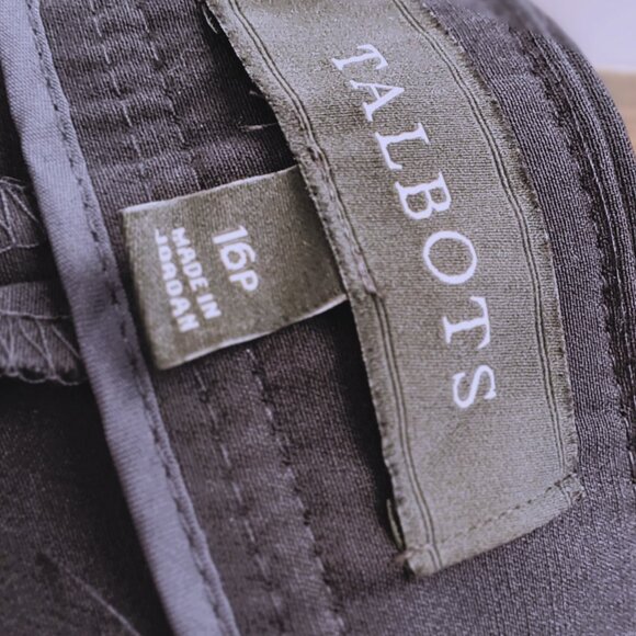 Talbots 16P Sailor Button Wide Leg Pants Indigo - Picture 5 of 6